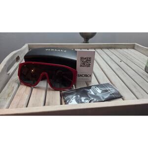 Versace Red Shield Sunglasses MOD 4439